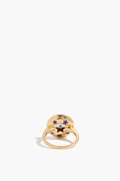 Stoned Fine Jewelry Rings Skylight Starburst Saucer Ring in 18k Yellow Gold Stoned Fine Jewelry Skylight Starburst Saucer Ring in 18k Yellow Gold