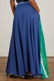 Studio 189 Skirts Hand-Batik Mixed Print Silk A-Line Long Skirt in Multicolor Studio 189 Hand-Batik Mixed Print Silk A-Line Long Skirt in Multicolor