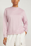 Tanaka Tops The Long Sleeve Tee in Lavender Tanaka The Long Sleeve Tee in Lavender