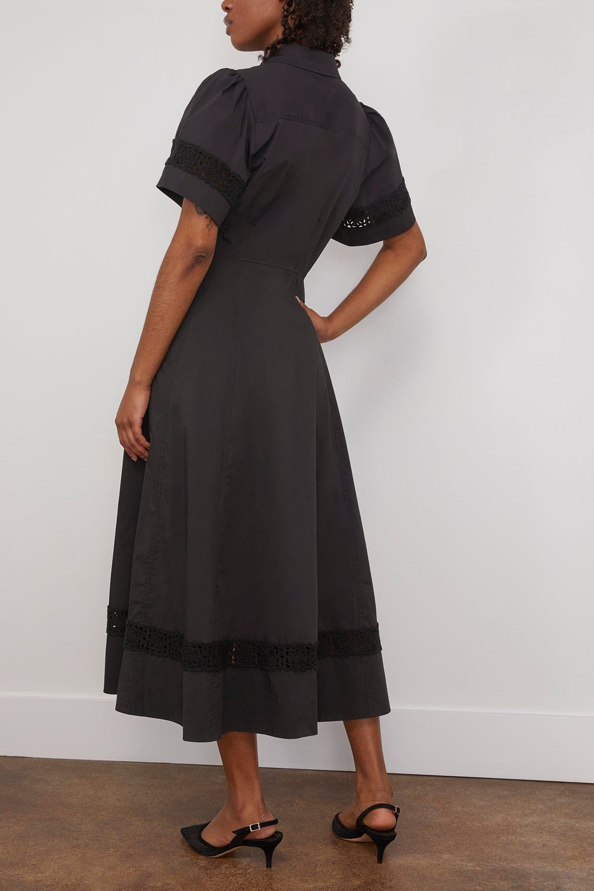 Tanya Taylor Dresses Carlton Dress in Black (TS) Tanya Taylor Carlton Dress in Black