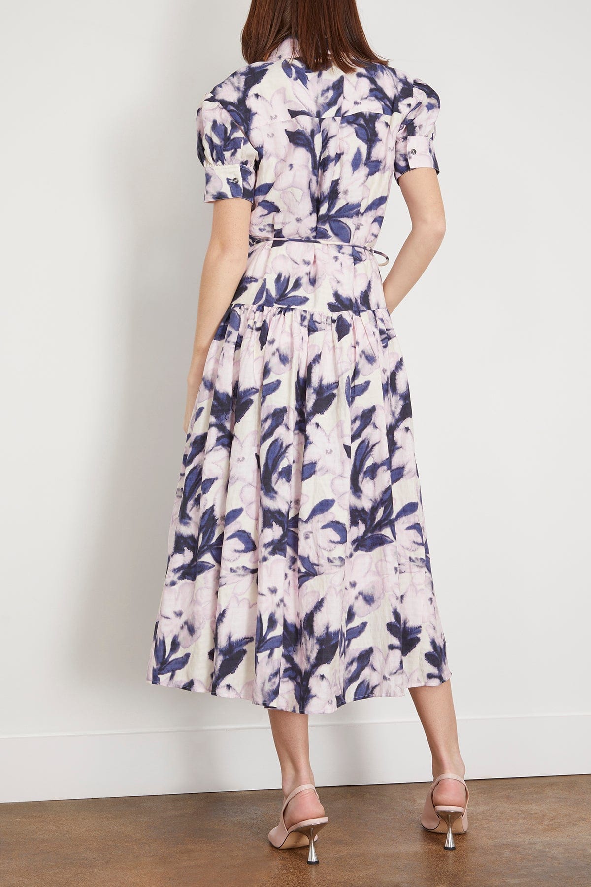 Tanya Taylor Dresses Carrington Dress in Lilac/Off White (TS) Tanya Taylor Carrington Dress in Lilac/Off White (TS)