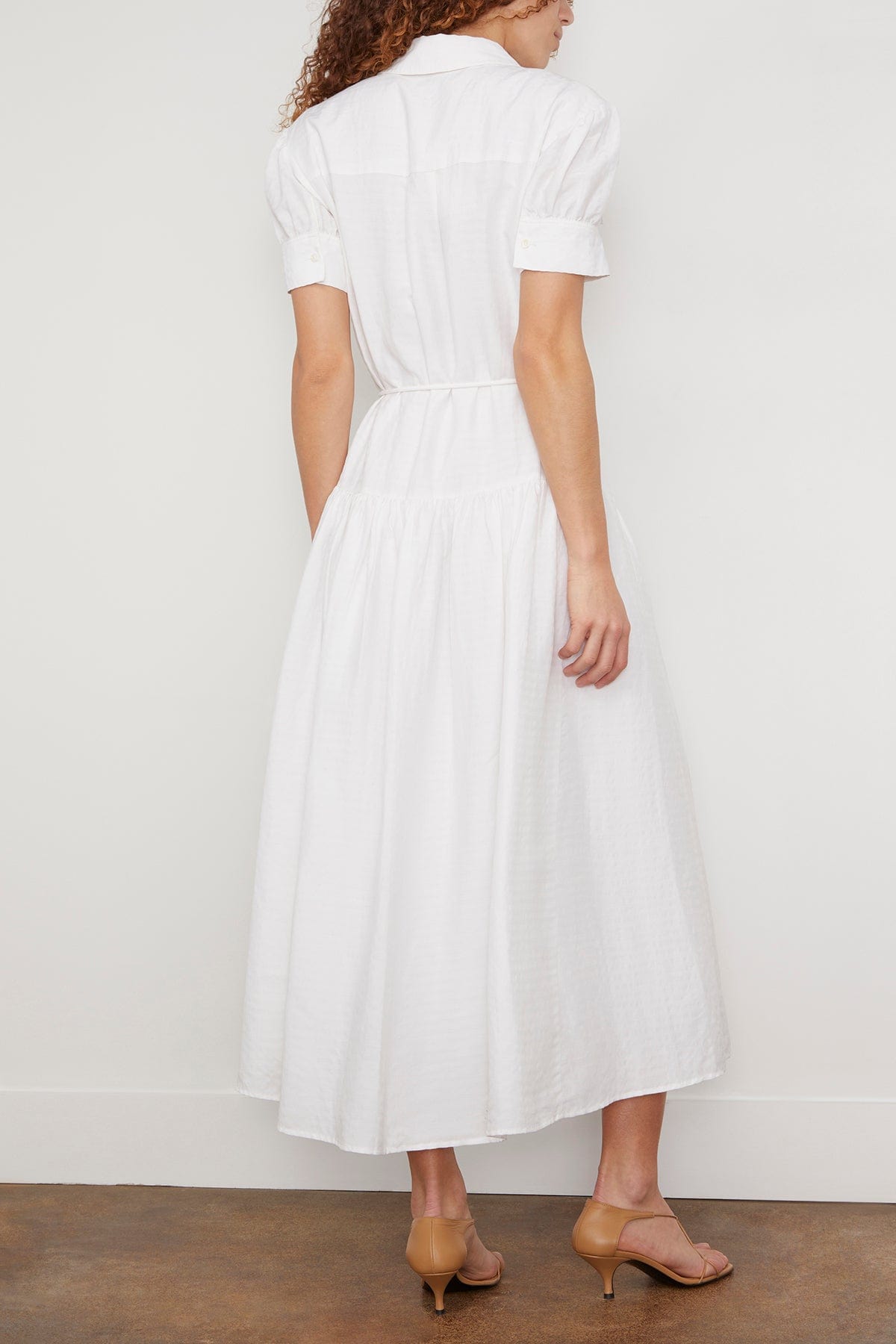 Tanya Taylor Dresses Carrington Dress in Off White (TS) Tanya Taylor Carrington Dress in Off White (TS)