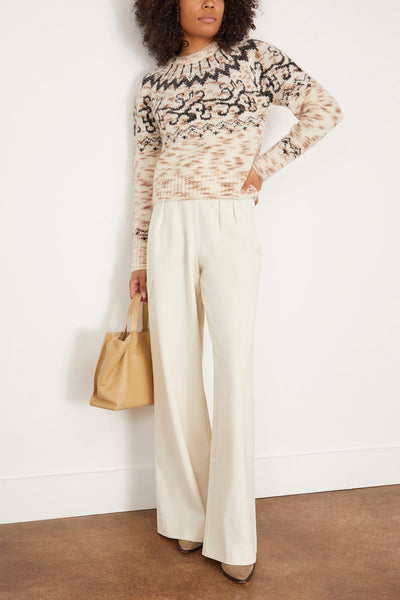 Tanya Taylor Pants Wren Pant in Cream Tanya Taylor Wren Pant in Cream