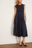 Tanya Taylor Carly Dress in Maritime Blue Marble