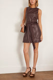 Tanya Taylor Claudia Dress in Oxblood
