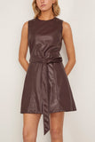Tanya Taylor Claudia Dress in Oxblood