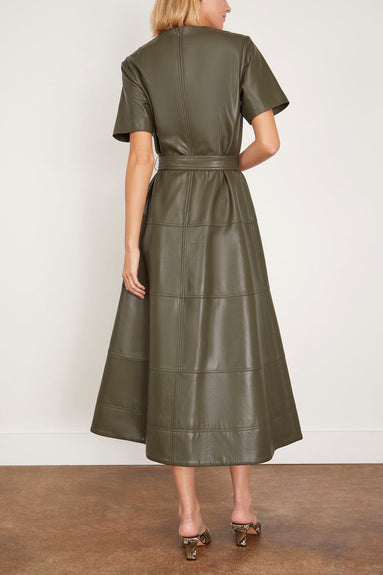 Tanya Taylor Casual Dresses Ella Dress in Deep Army Tanya Taylor Ella Dress in Deep Army