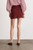 Tanya Taylor Fran Skirt in Deep Redwood