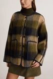 Tanya Taylor Janet Jacket in Maritime Blue Multi