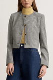 Tanya Taylor Lois Blazer in Black/White