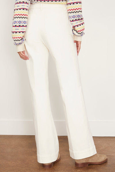 Tanya Taylor Pants Nicole Pant in Chalk Tanya Taylor Nicole Pant in Chalk