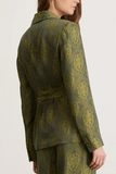 Tanya Taylor Varick Jacket in Sprout Multi
