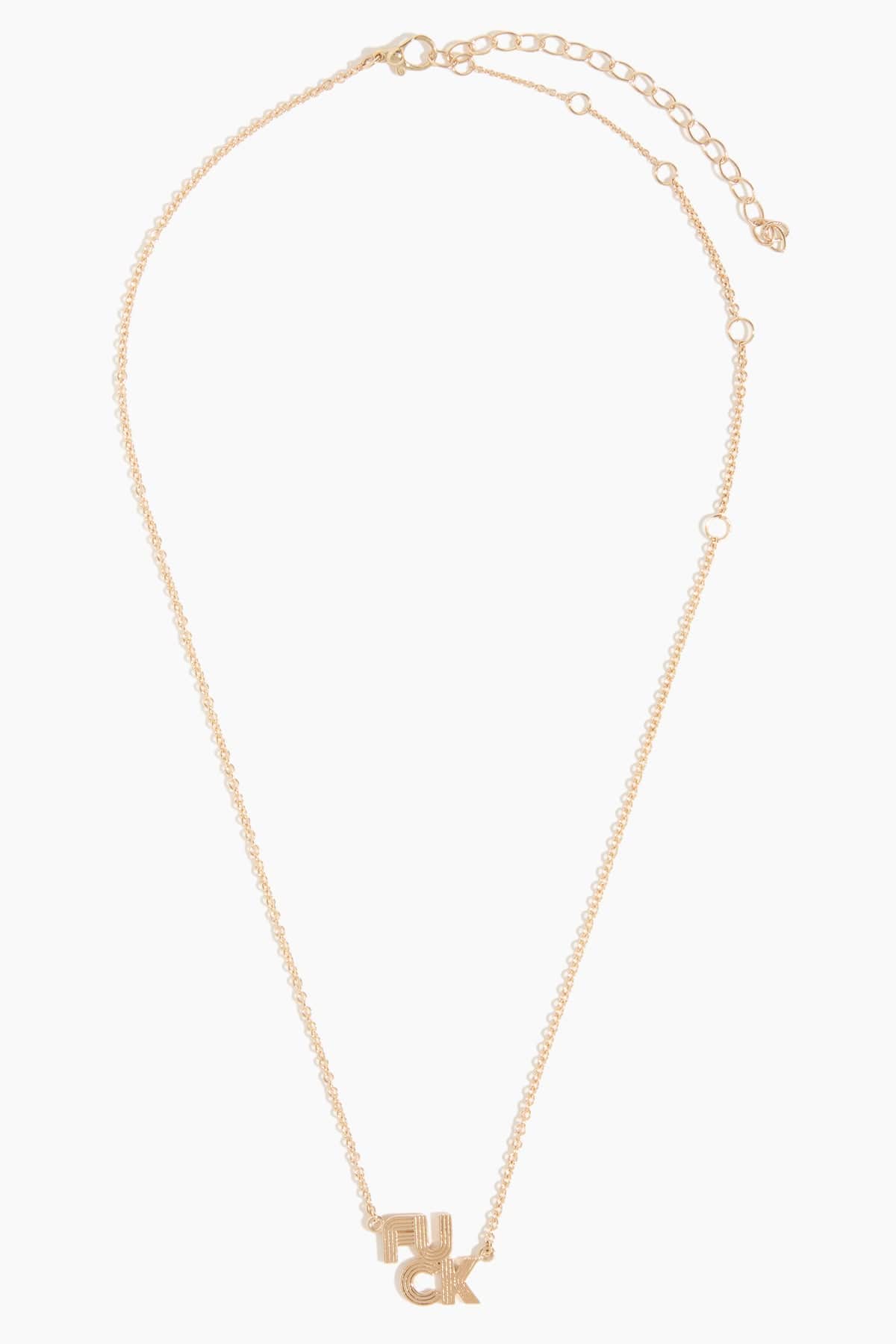 The Finest Stack The Condition Necklace in 14k Yellow Gold
