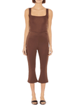 THE PARK Allison Capri Pant in Chocolate