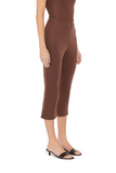 THE PARK Allison Capri Pant in Chocolate