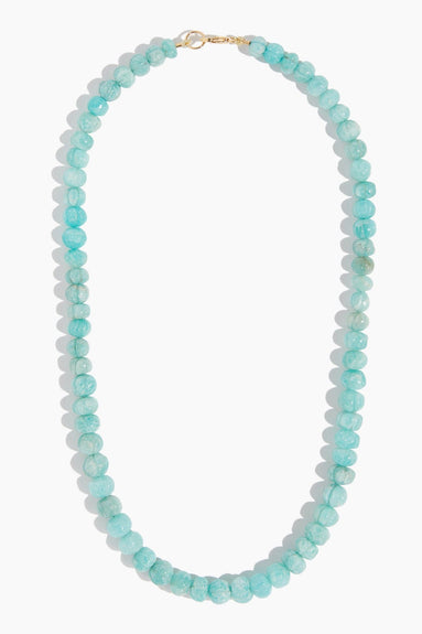 Theodosia Necklaces Carved Candy Necklace in Amazonite Theodosia Carved Candy Necklace in Amazonite