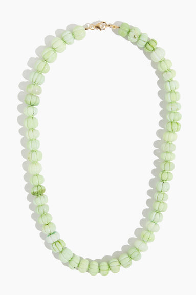 Theodosia Necklaces Carved Candy Necklace in Kiwi Theodosia Carved Candy Necklace in Kiwi