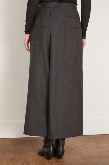 Tibi Pants Adler Glenplaid Wrap Pant in Grey Multi Tibi Adler Glenplaid Wrap Pant in Grey Multi