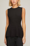 Toteme Tops Contour Top in Black Toteme Contour Top in Black