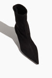 Toteme Ankle Boots The Heeled Sock Boot in Black Toteme The Heeled Sock Boot in Black