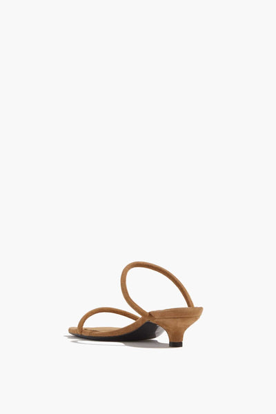 Toteme Strappy Flat Sandals The Minimalist Sandal in Caramel Toteme The Minimalist Sandal in Caramel