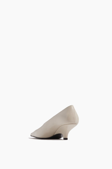 Toteme Pumps The Wedge Heel Pump in Cream Toteme The Wedge Heel Pump in Cream