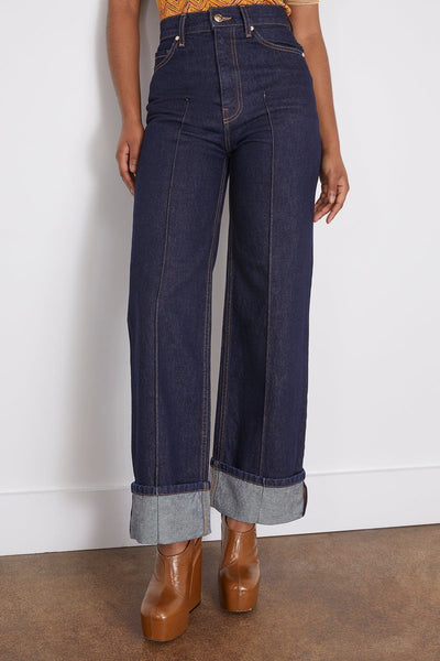 Ulla Johnson Jeans The Genevieve Jean in Tigris Rigid Wash