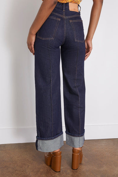 Ulla Johnson Jeans The Genevieve Jean in Tigris Rigid Wash