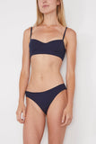 Ulla Johnson Swimwear Zahara Bikini Top in Midnight