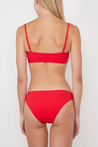 Ulla Johnson Swimwear Zahara Bikini Top in Scarlet