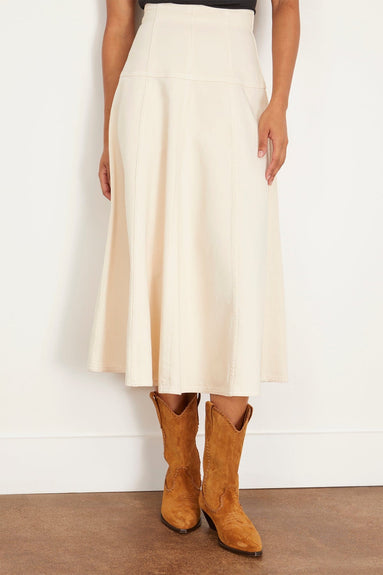 Ulla Johnson Skirts Brigette Skirt in Pearled Cowrie Ulla Johnson Brigette Skirt in Pearled Cowrie