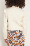 Ulla Johnson Tops Mathilde Shirt in Pearled Cowrie Ulla Johnson Mathilde Shirt in Pearled Cowrie