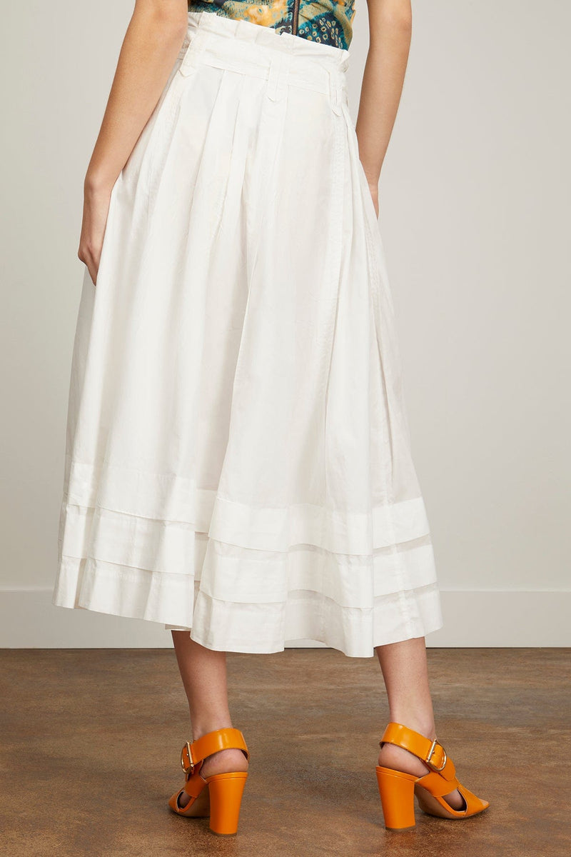 Ulla Johnson Dylan Skirt in Pristine – Hampden Clothing