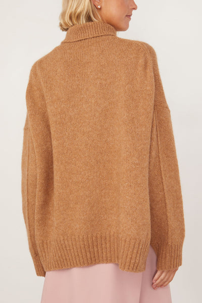 Vanessa Bruno Sweaters Balade Sweater in Camel Vanessa Bruno Balade Sweater in Camel