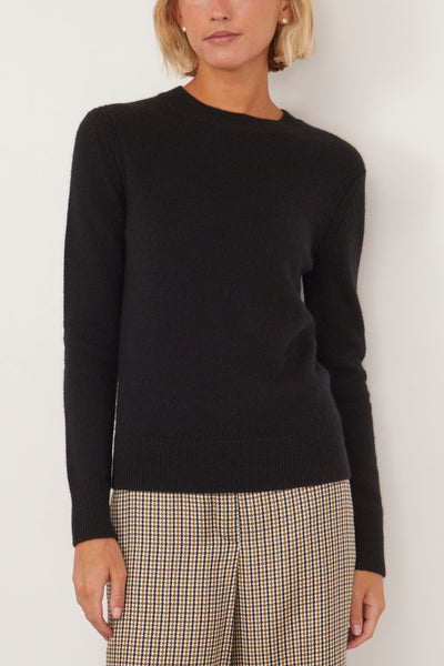 Vanessa Bruno Sweaters Dallas Sweater in Noir Vanessa Bruno Dallas Sweater in Noir