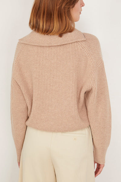 Vanessa Bruno Sweaters Darshan Sweater in Beige Vanessa Bruno Darshan Sweater in Beige