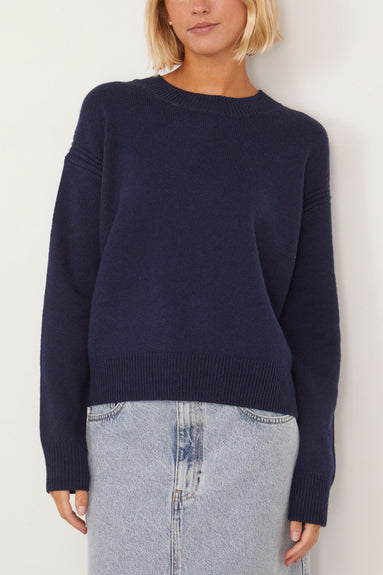 Vanessa Bruno Sweaters Didia Sweater in Marine Vanessa Bruno Didia Sweater in Marine