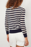 Vanessa Bruno Sweaters Dima Sweatshirt in Marine/Ecru Vanessa Bruno Dima Sweatshirt in Marine/Ecru