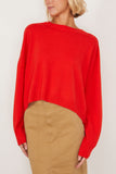 Vanessa Bruno Sweaters Valerie Sweater in Coquelicot Vanessa Bruno Valerie Sweater in Coquelicot