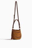 Vanessa Bruno Mini Suede Daily Bag in Caramel