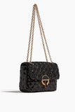 Vanessa Bruno Moon Moyen Clutch in Noir