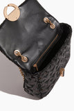 Vanessa Bruno Moon Moyen Clutch in Noir