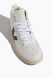 Veja High Top Sneakers V-15 Sneaker in Extra White Black Veja V-15 Sneaker in Extra White Black