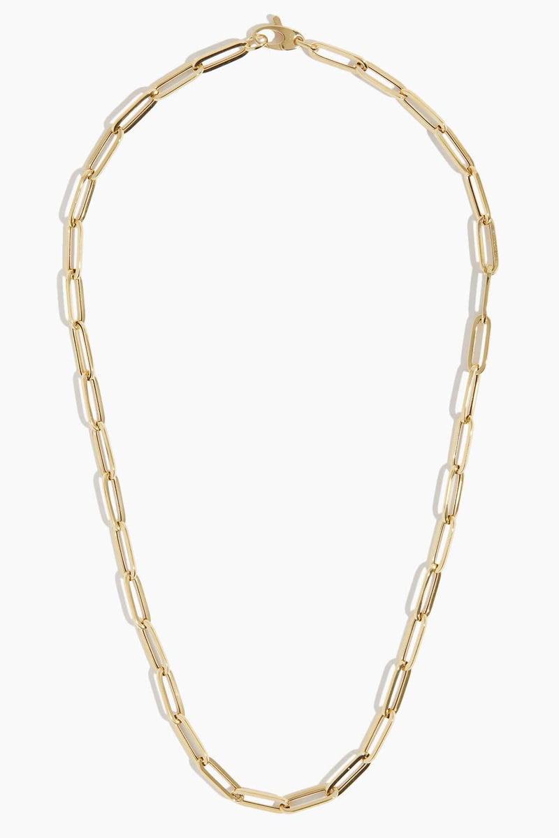 Amazon.com: 925 Sterling Silver Italian Paperclip-Link Chain Necklace for  Women 18 Inches: Clothing, Shoes & Jewelry
