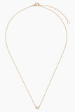 Vintage La Rose Necklaces Bezel Oval Diamond Necklace in 14k Yellow Gold Vintage La Rose Bezel Oval Diamond Necklace in 14k Yellow Gold