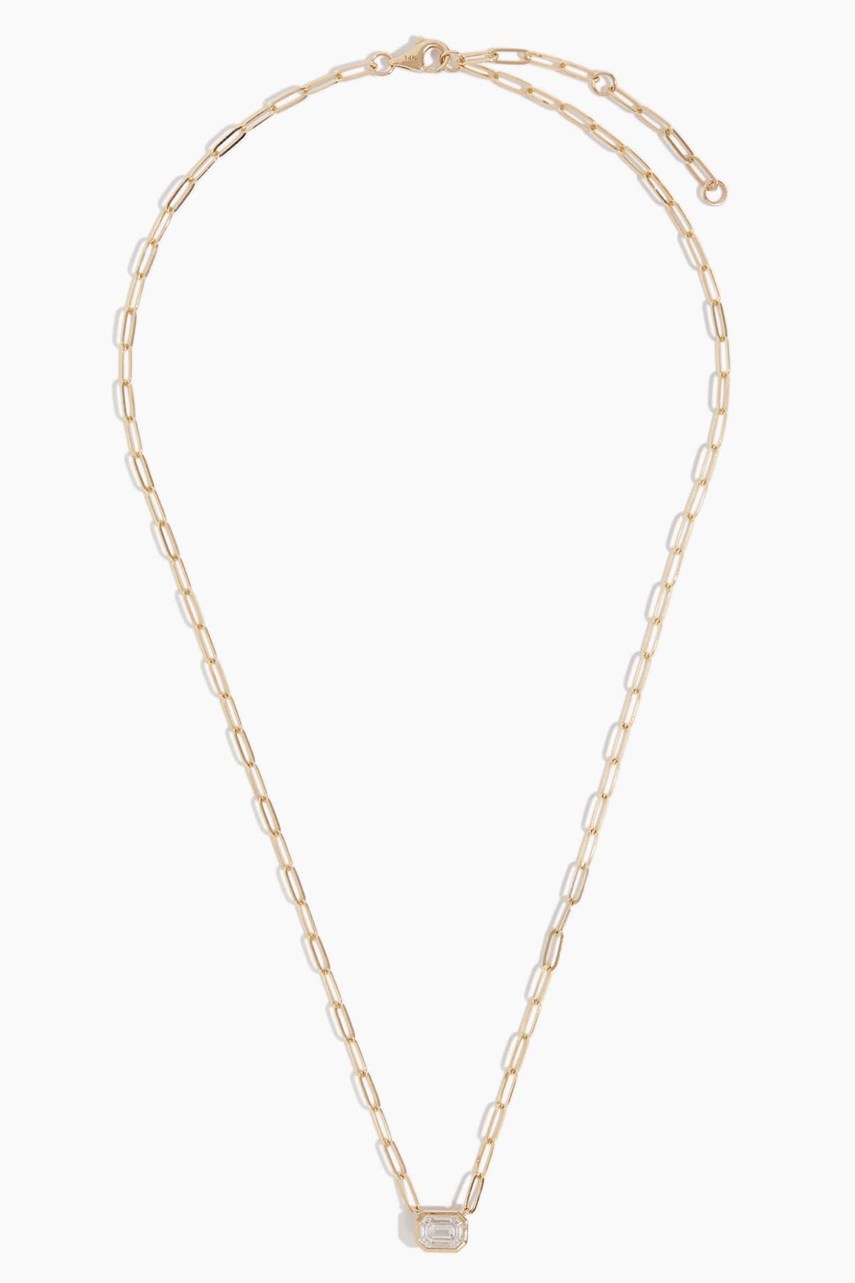 Vintage La Rose Necklaces Gemstone Chain Necklace in 14k Yellow Gold Vintage La Rose Gemstone Chain Necklace in 14k Yellow Gold