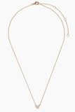 Vintage La Rose Necklaces Mini Pave Heart Necklace in 14k Gold Vintage La Rose Mini Pave Heart Necklace in 14k Gold