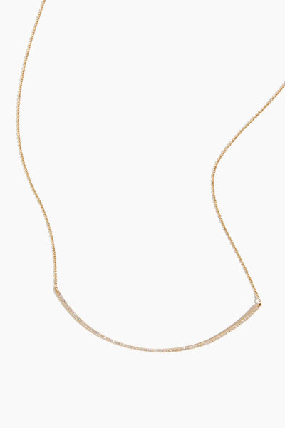 Pave Diamond Collar Necklace in 14k Yellow Gold