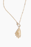 Vintage La Rose Necklaces Wing Diamond Pendant in 14K Gold Vintage La Rose Wing Diamond Pendant in 14K Gold
