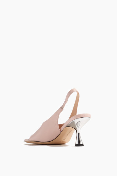 Wandler Strappy Heels Julio Slingback in Pearl Pink Wandler Julio Slingback in Pearl Pink